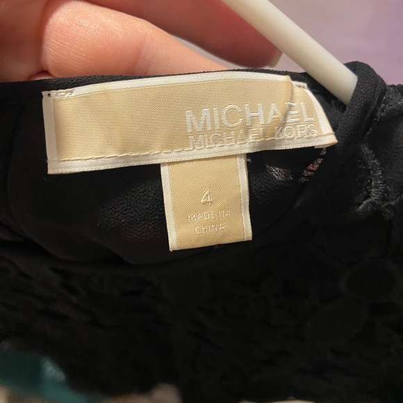 Michael Kors Black Appliqué Dress - Picture 5 of 5